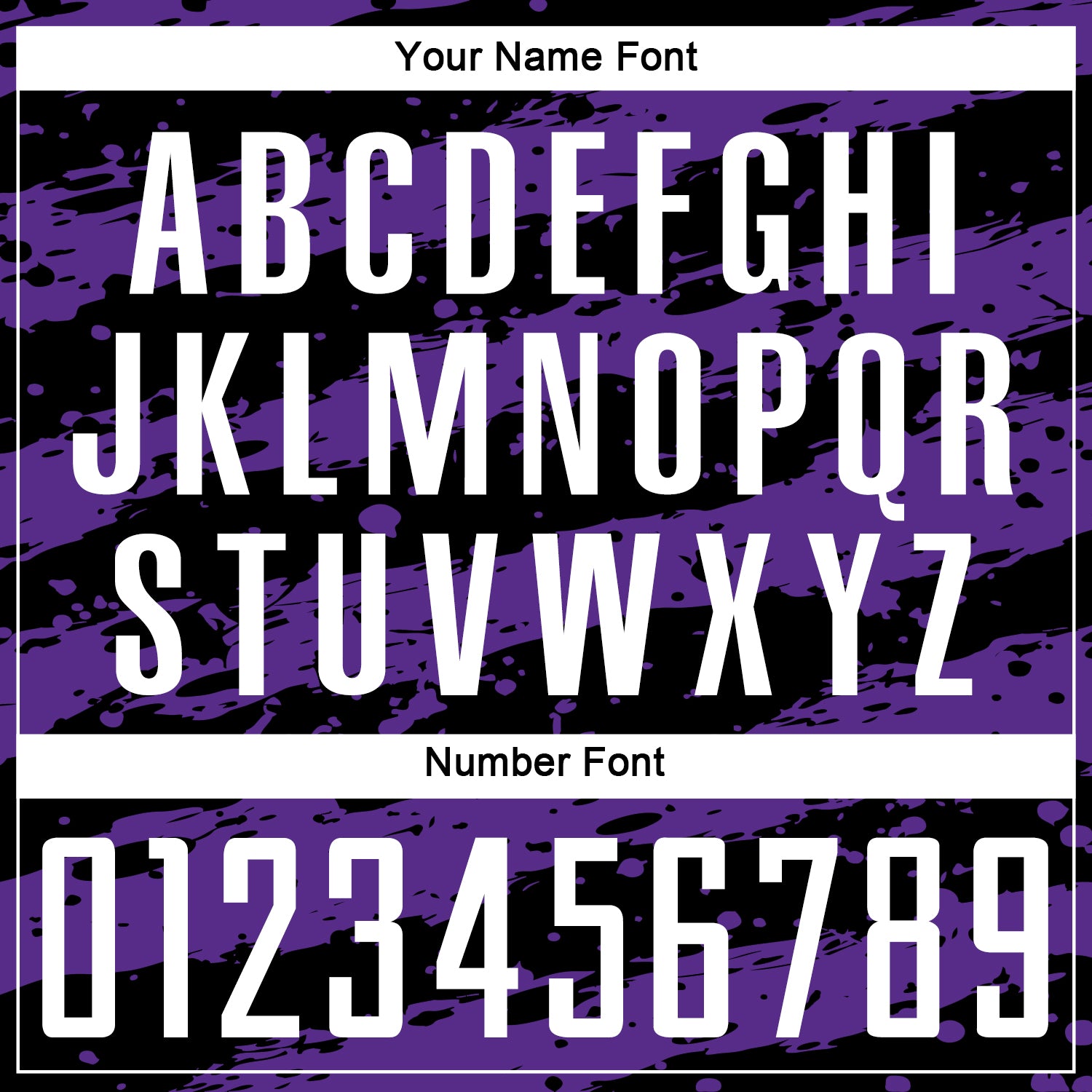 Custom Black White-Purple Splash Sublimation Soccer Uniform Jersey