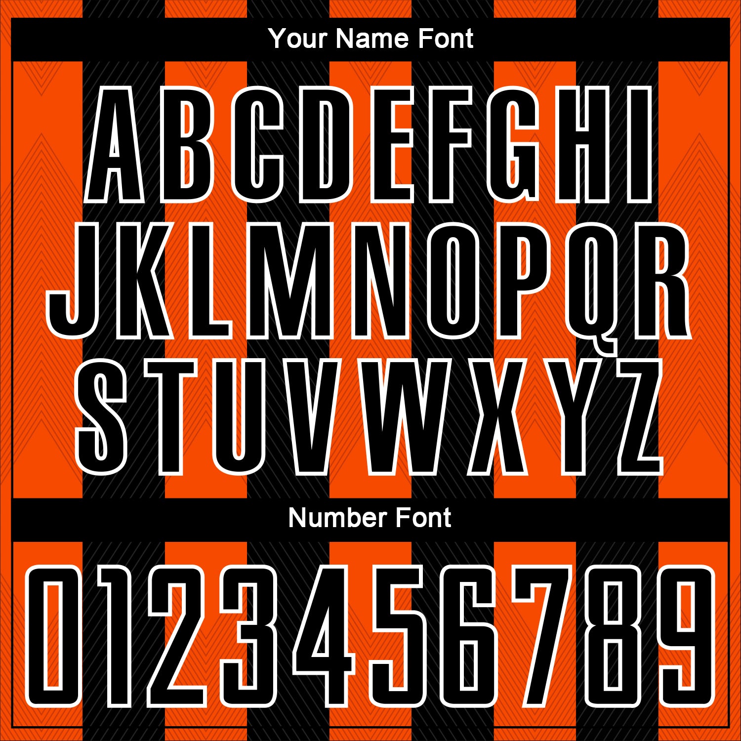 Custom Black Orange-White Line Sublimation Soccer Uniform Jersey