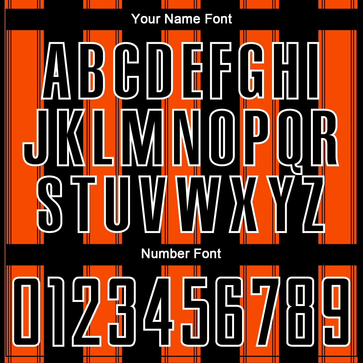 Custom Black Orange-White Line Sublimation Soccer Uniform Jersey