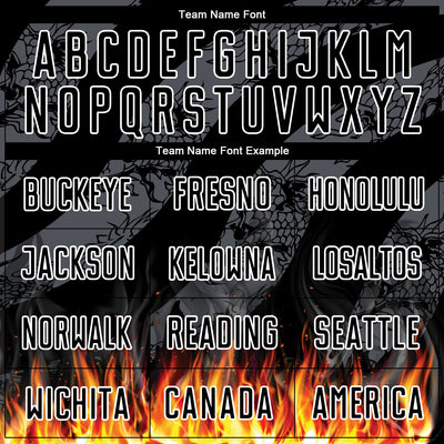 Custom Black Red-Gold Flame Sublimation Soccer Uniform Jersey