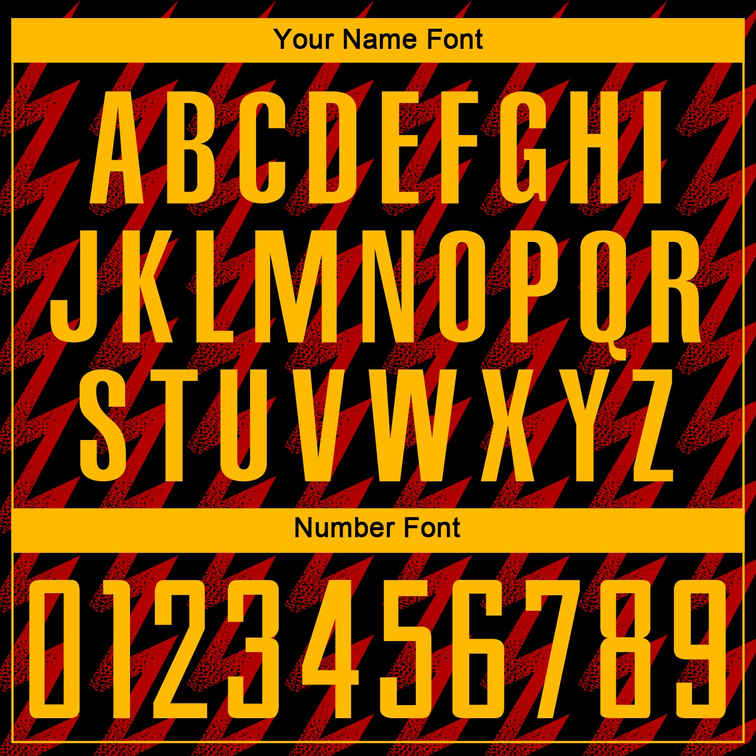 Custom Black Gold-Red Zigzag Shape Sublimation Soccer Uniform Jersey