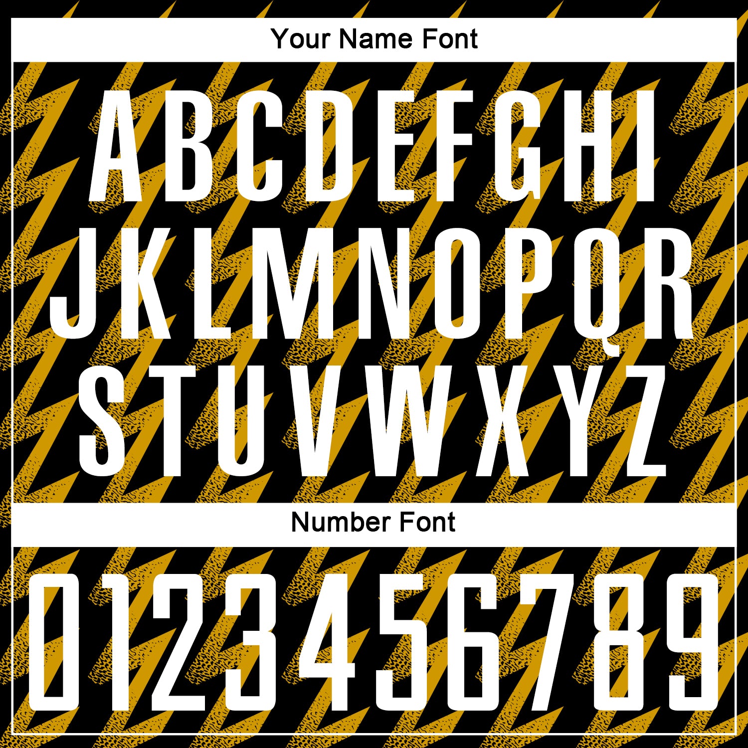 Custom Black White-Gold Zigzag Shape Sublimation Soccer Uniform Jersey