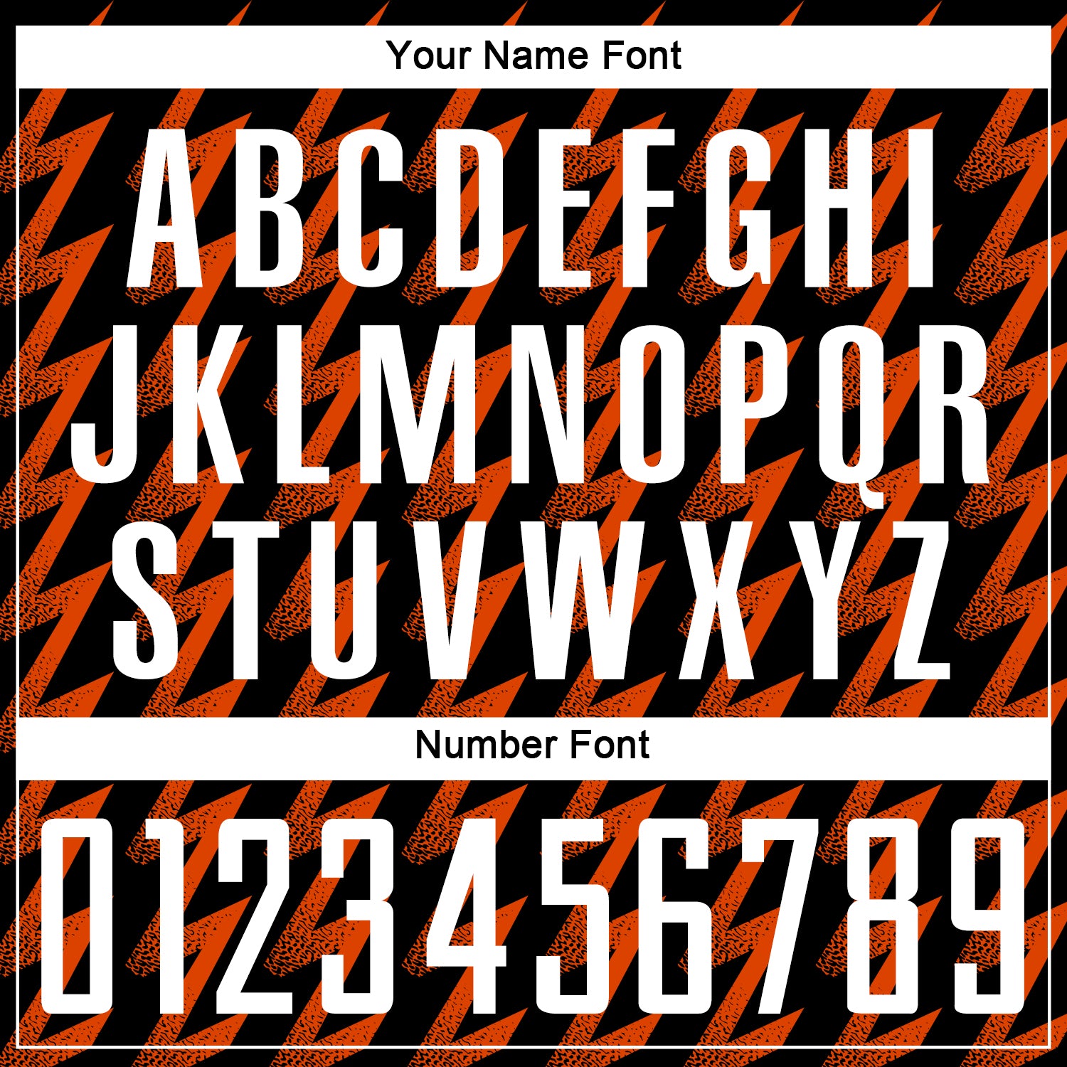 Custom Black White-Orange Zigzag Shape Sublimation Soccer Uniform Jersey