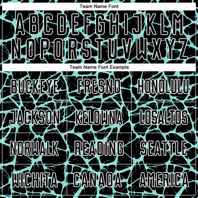 Custom Black Ice Blue-White Abstract Network Splash Sublimation Soccer Uniform Jersey