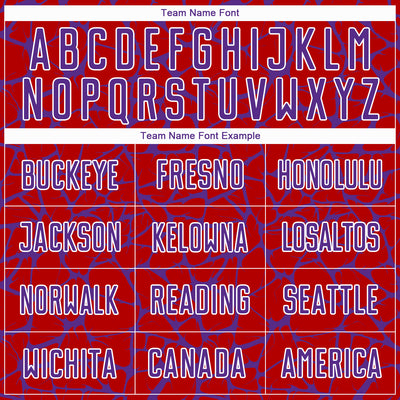 Custom Red Purple-White Abstract Network Splash Sublimation Soccer Uniform Jersey