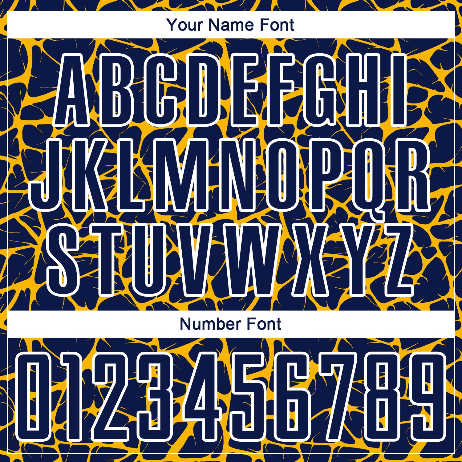 Custom Navy Gold-White Abstract Network Splash Sublimation Soccer Uniform Jersey