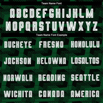 Custom Black White-Green Line Sublimation Soccer Uniform Jersey