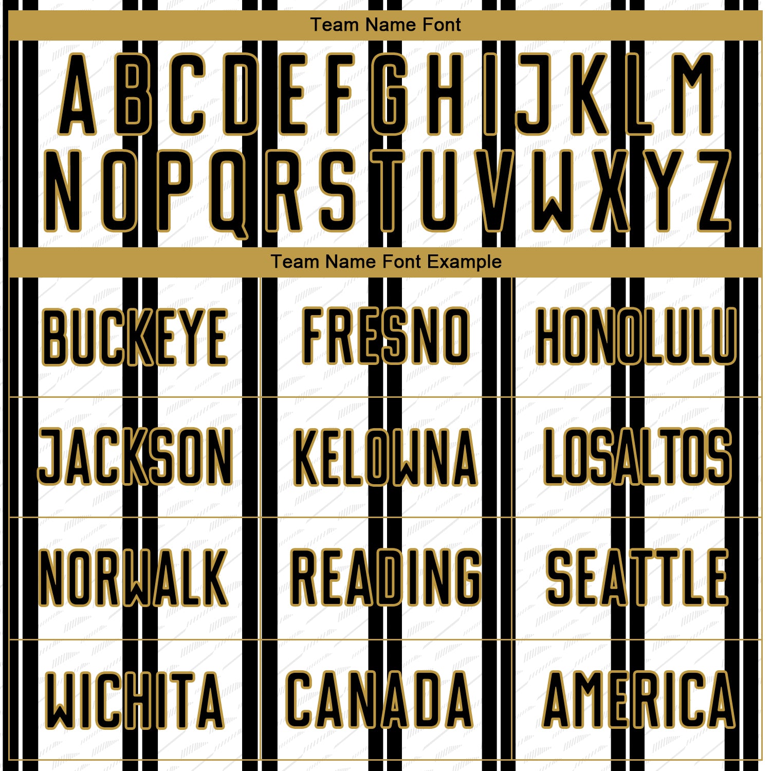 Custom Black White-Old Gold Line Sublimation Soccer Uniform Jersey