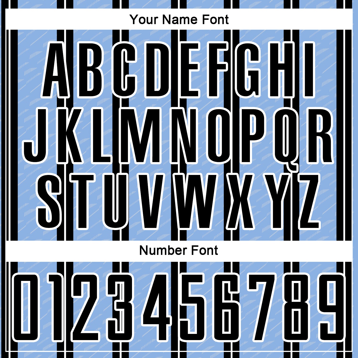 Custom Black Light Blue-White Line Sublimation Soccer Uniform Jersey