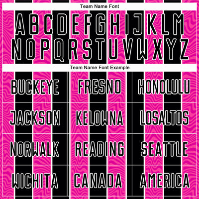 Custom Black Pink-White Line Sublimation Soccer Uniform Jersey