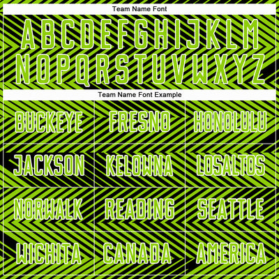 Custom Neon Green Black-White Line Sublimation Soccer Uniform Jersey