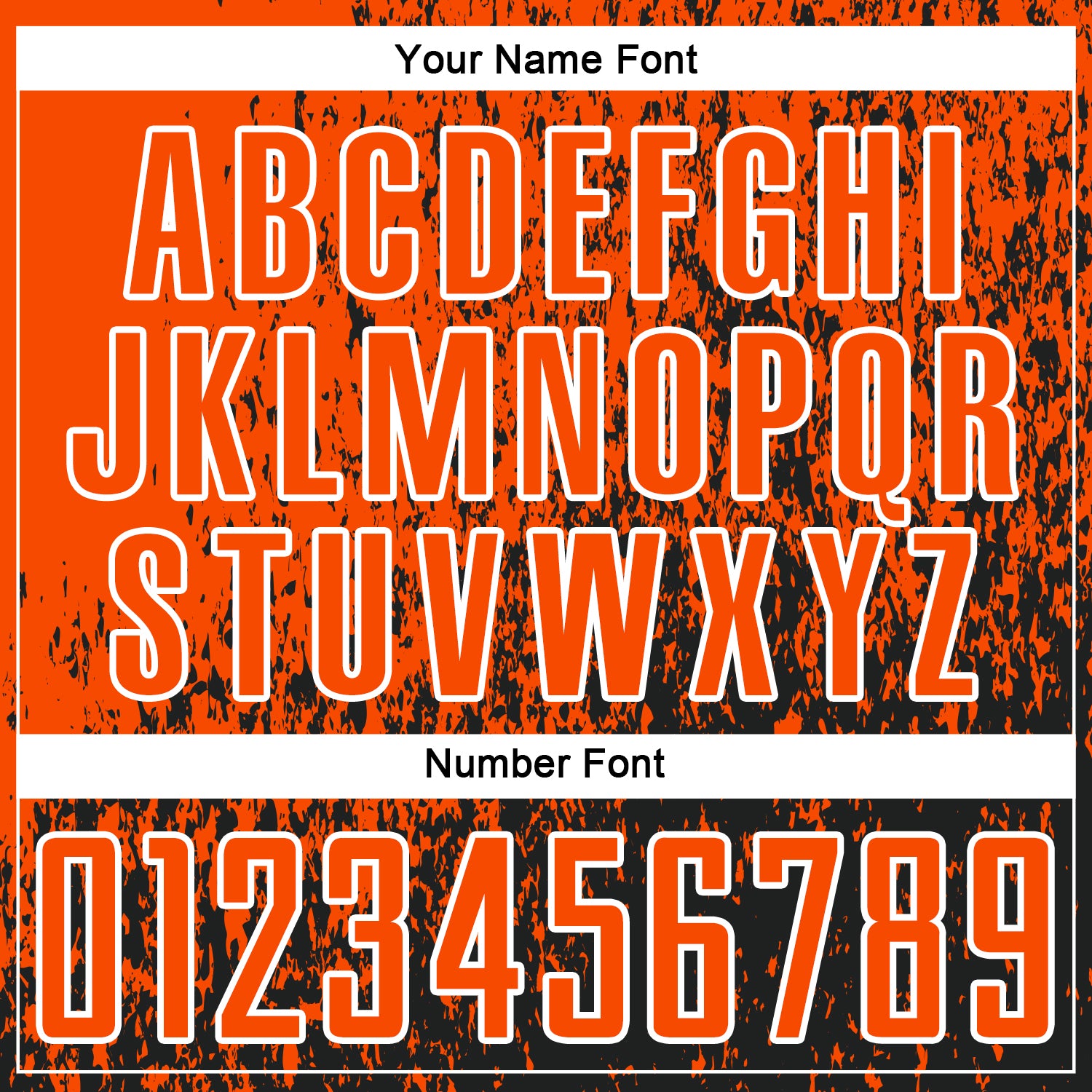 Custom Orange Black-White Abstract Fragment Art Sublimation Soccer Uniform Jersey