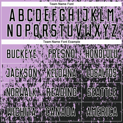 Custom Light Purple Black-White Abstract Fragment Art Sublimation Soccer Uniform Jersey