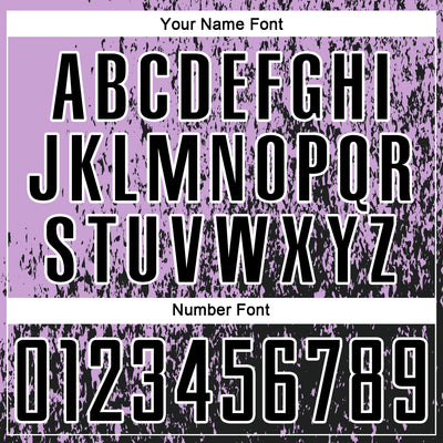 Custom Light Purple Black-White Abstract Fragment Art Sublimation Soccer Uniform Jersey