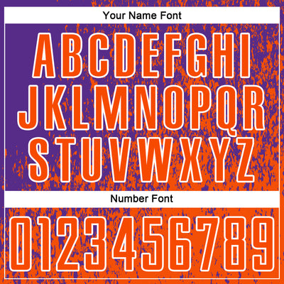 Custom Purple Orange-White Abstract Fragment Art Sublimation Soccer Uniform Jersey