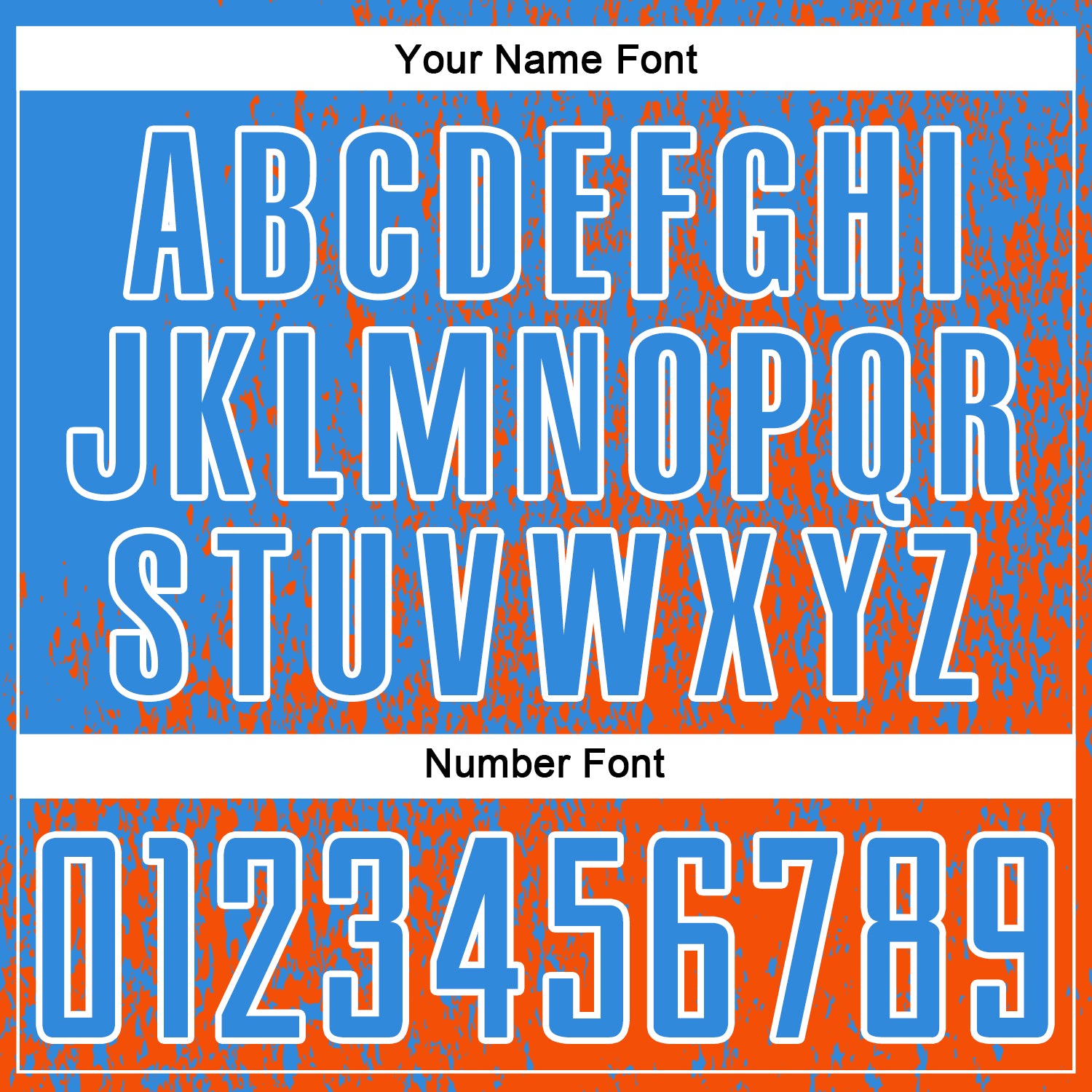 Custom Powder Blue Orange-White Abstract Fragment Art Sublimation Soccer Uniform Jersey