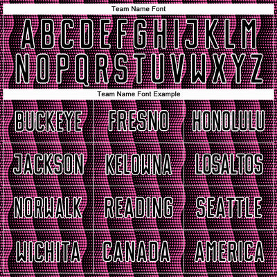 Custom Black Pink-White Geometric Shape Sublimation Soccer Uniform Jersey