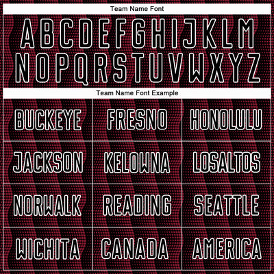 Custom Black Crimson-White Geometric Shape Sublimation Soccer Uniform Jersey