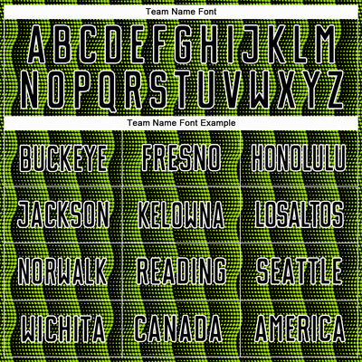 Custom Black Neon Green-White Geometric Shape Sublimation Soccer Uniform Jersey