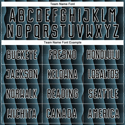 Custom Black Shadow Blue-White Geometric Shape Sublimation Soccer Uniform Jersey