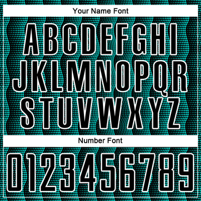 Custom Black Aqua-White Geometric Shape Sublimation Soccer Uniform Jersey