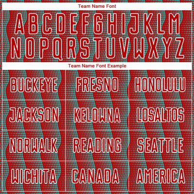 Custom Red Aqua-White Geometric Shape Sublimation Soccer Uniform Jersey