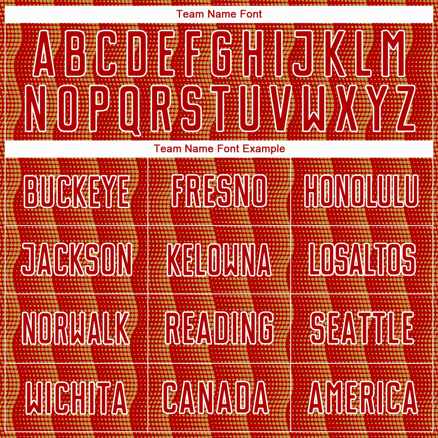 Custom Red Old Gold-White Geometric Shape Sublimation Soccer Uniform Jersey