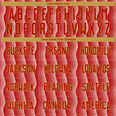 Custom Red Old Gold-White Geometric Shape Sublimation Soccer Uniform Jersey