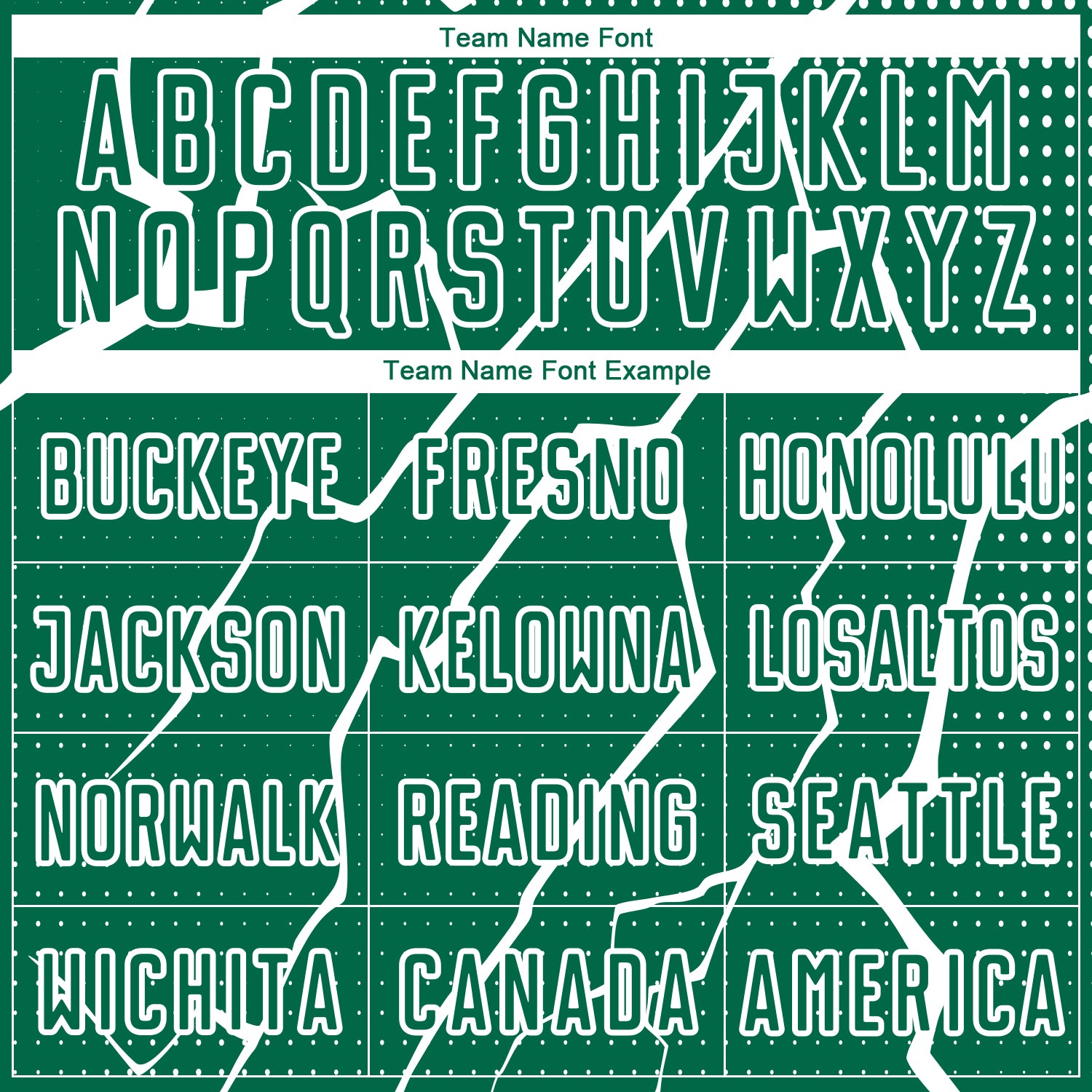 Custom Kelly Green White Lightning Sublimation Soccer Uniform Jersey