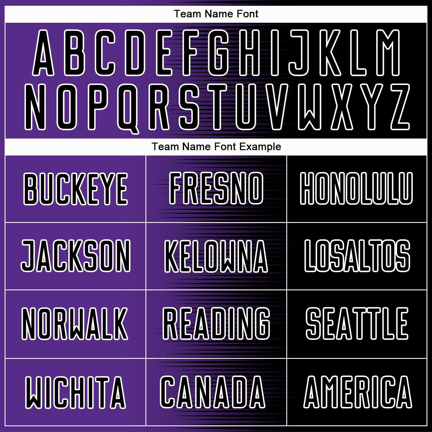 Custom Black Purple-White Gradient Line Sublimation Soccer Uniform Jersey