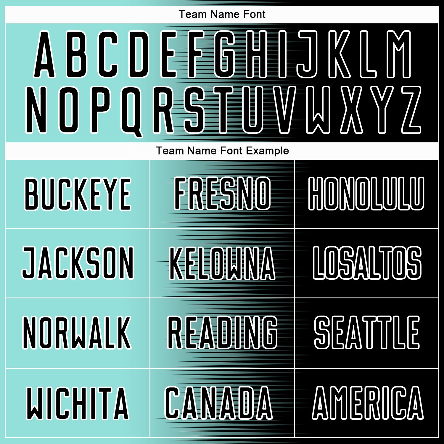 Custom Black Ice Blue-White Gradient Line Sublimation Soccer Uniform Jersey