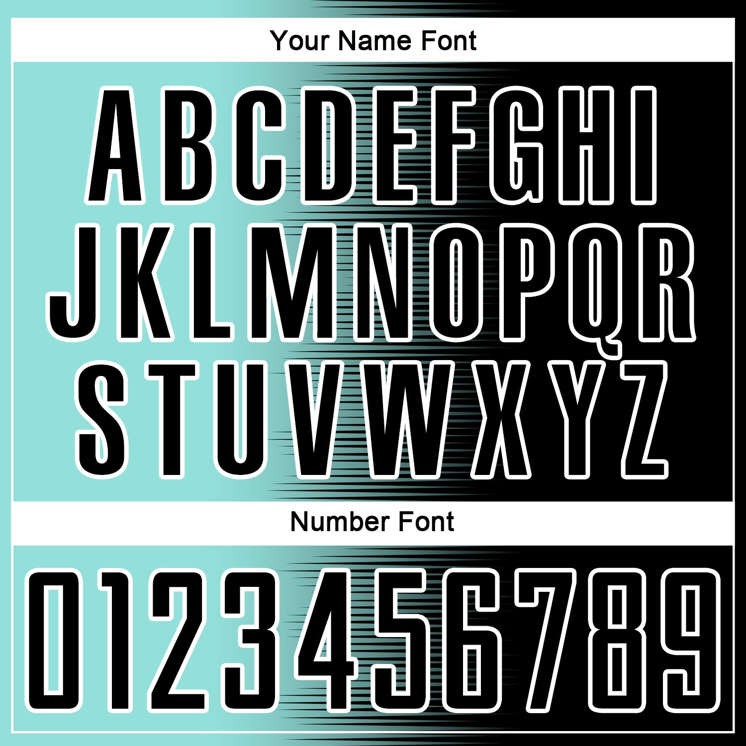 Custom Black Ice Blue-White Gradient Line Sublimation Soccer Uniform Jersey