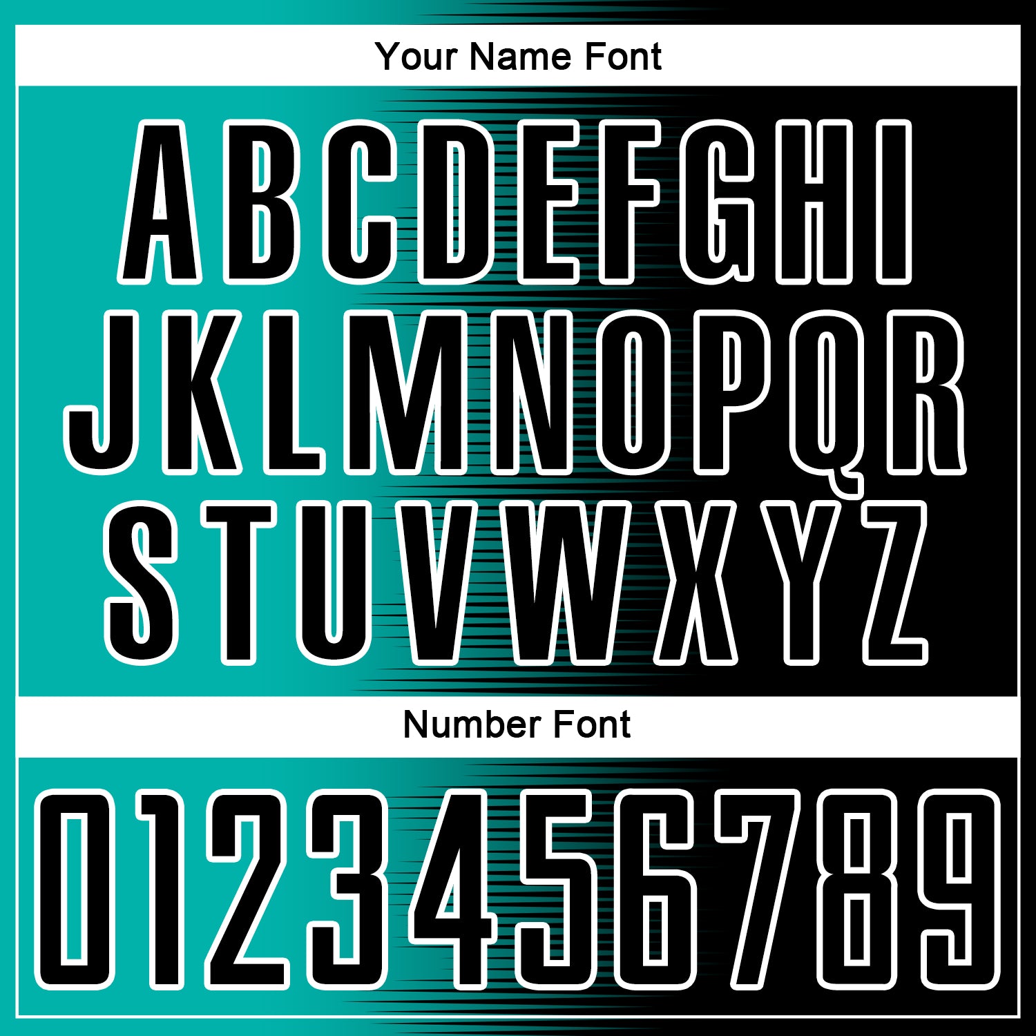 Custom Black Aqua-White Gradient Line Sublimation Soccer Uniform Jersey