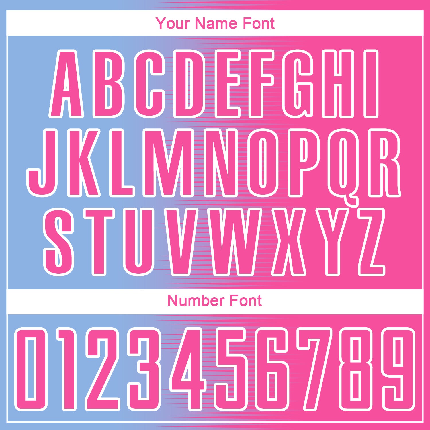 Custom Light Blue Pink-White Gradient Line Sublimation Soccer Uniform Jersey