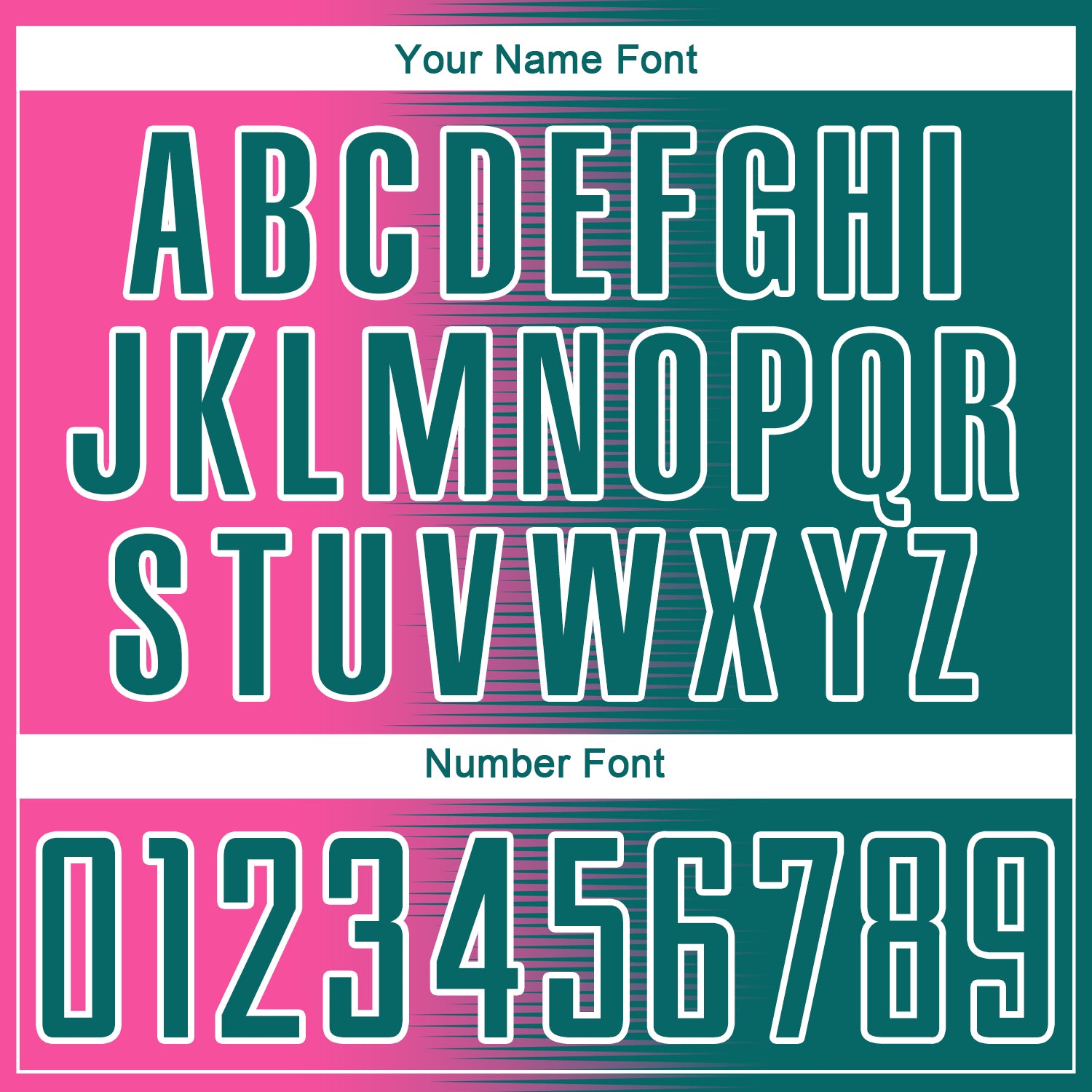 Custom Teal Pink-White Gradient Line Sublimation Soccer Uniform Jersey