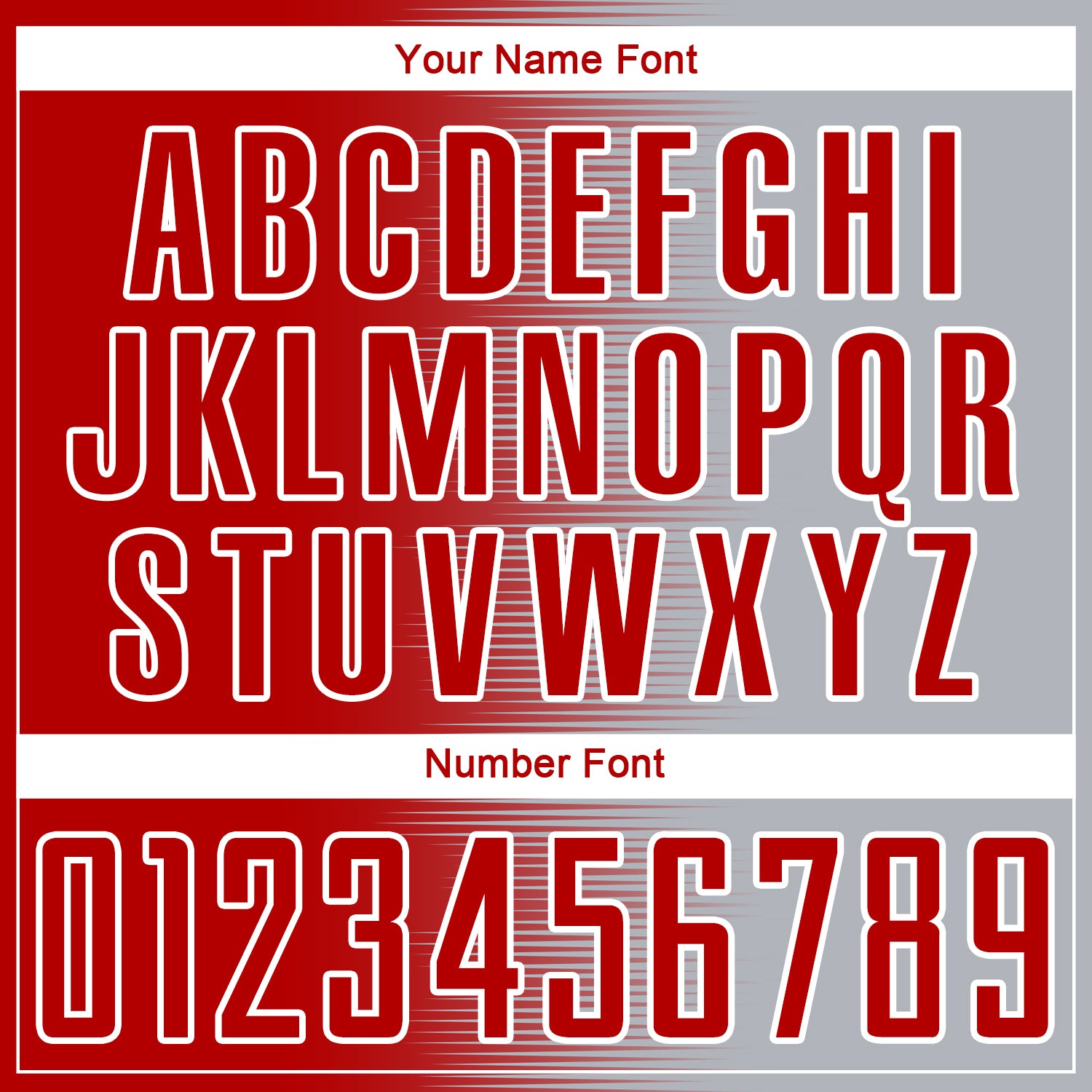 Custom Red Gray-White Gradient Line Sublimation Soccer Uniform Jersey