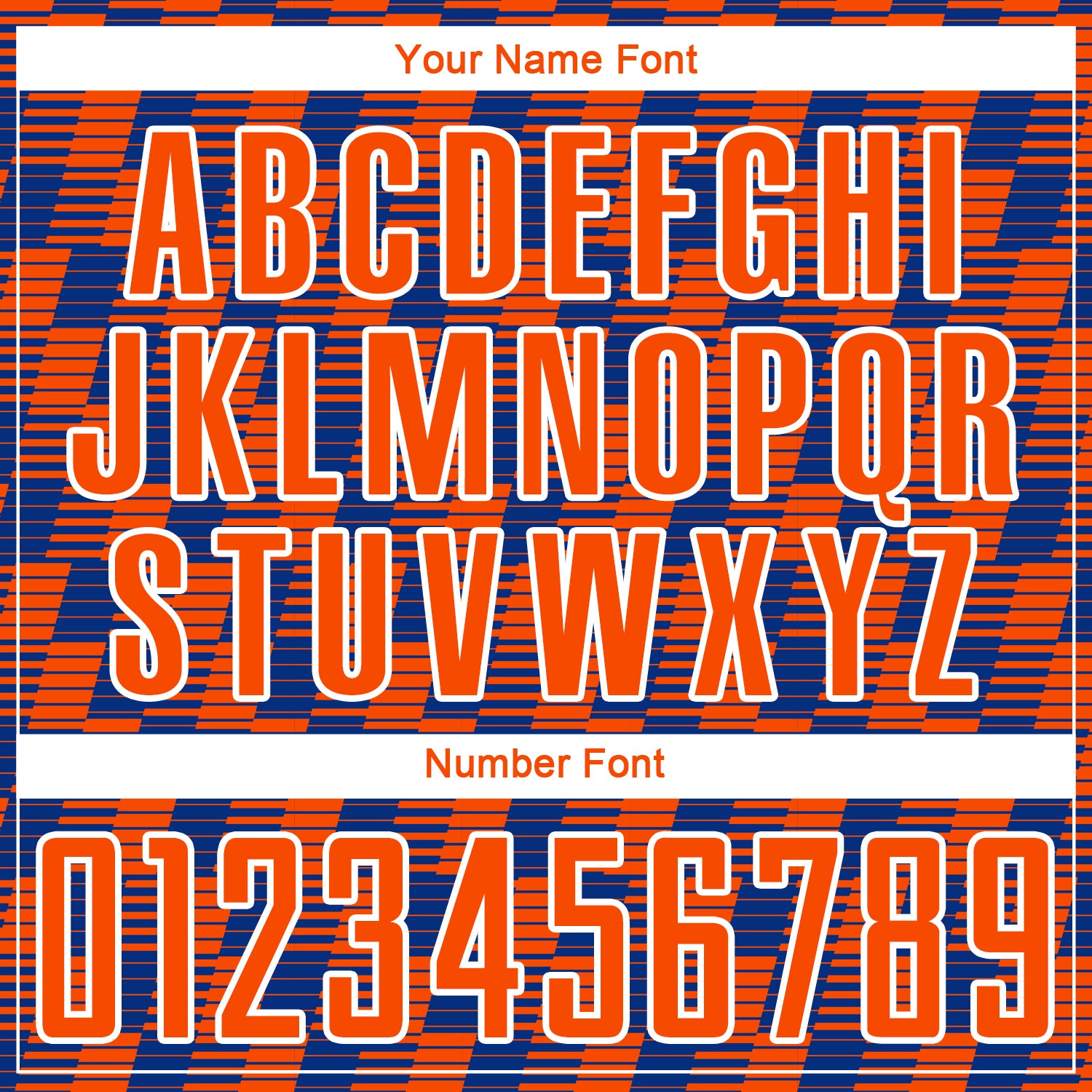 Custom Royal Orange-White Line Sublimation Soccer Uniform Jersey