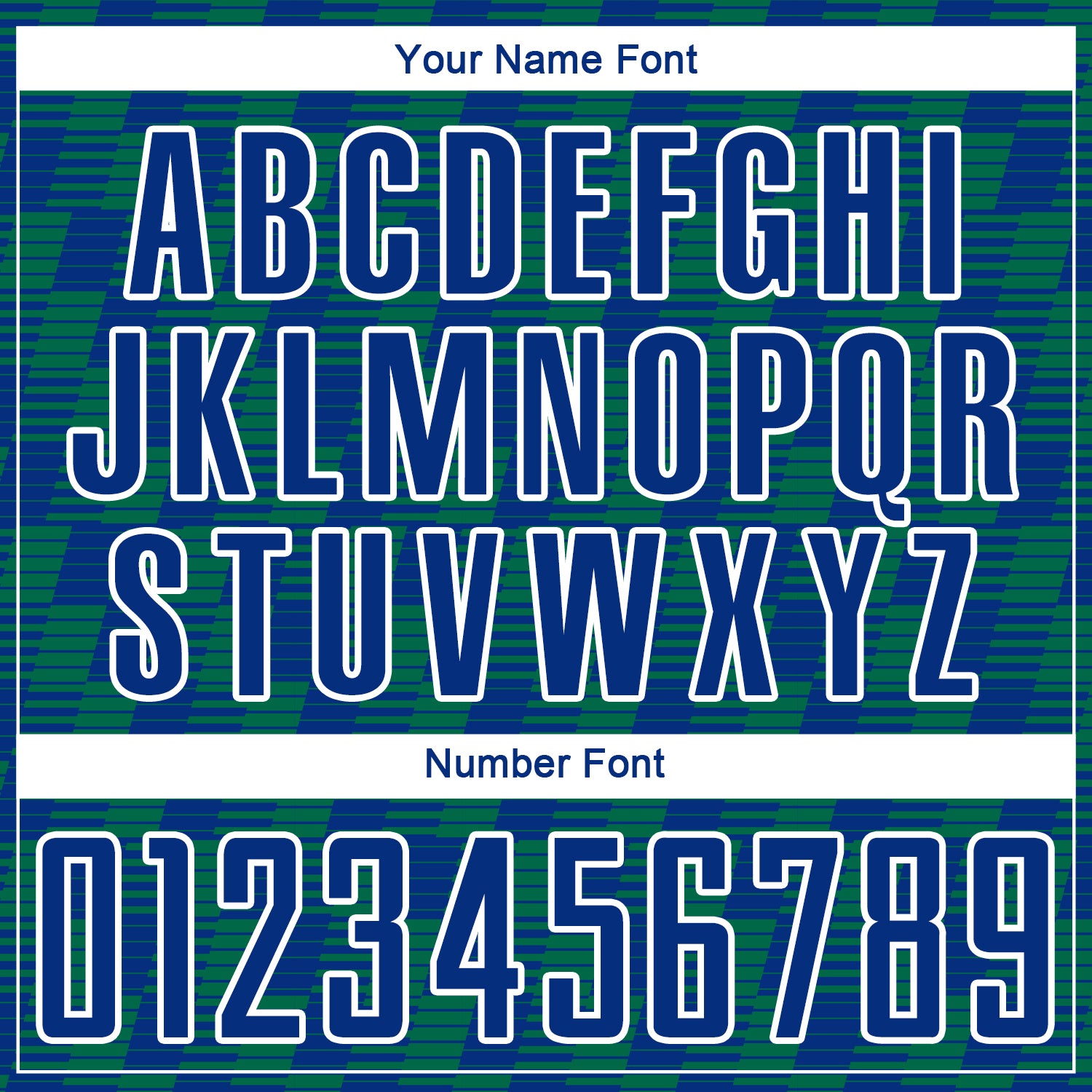 Custom Royal Kelly Green-White Line Sublimation Soccer Uniform Jersey