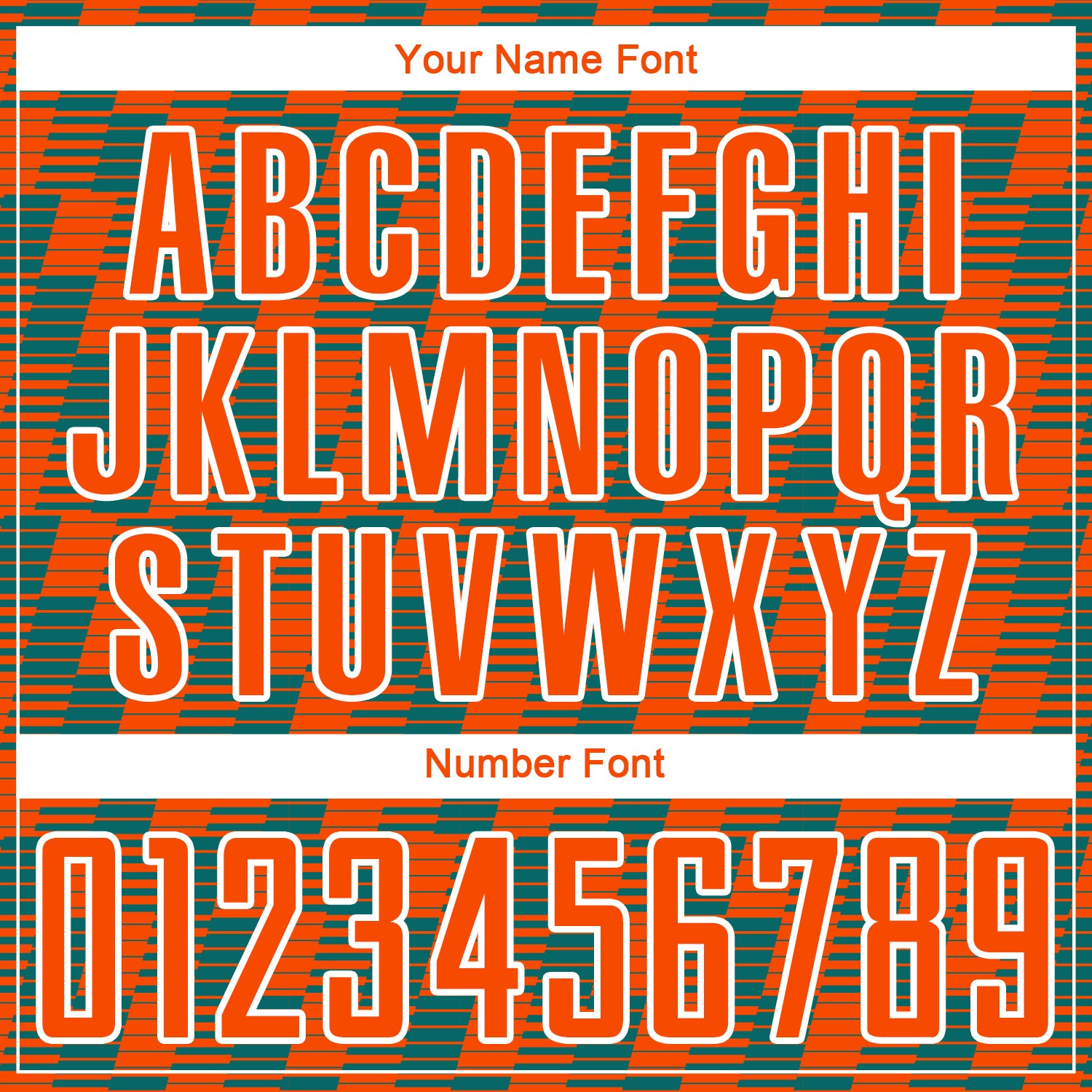 Custom Orange Teal-White Line Sublimation Soccer Uniform Jersey