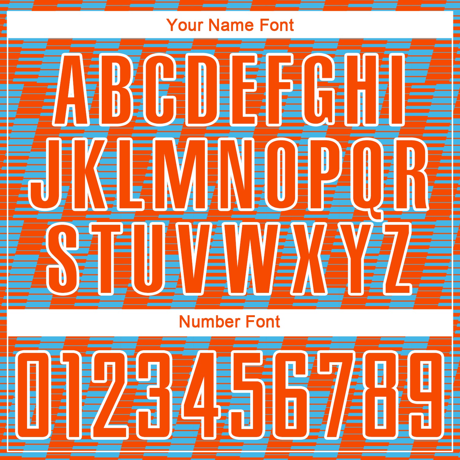 Custom Orange Sky Blue-White Line Sublimation Soccer Uniform Jersey