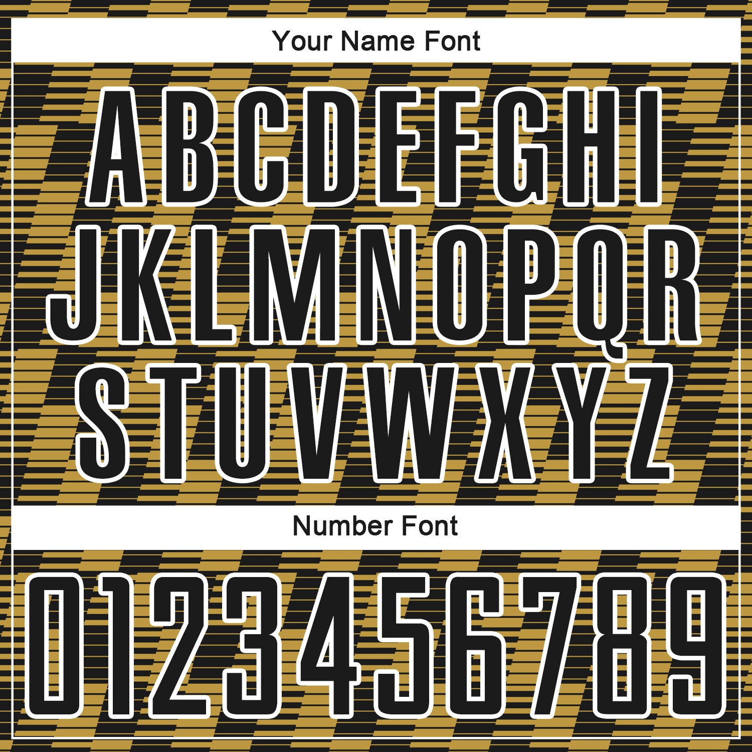 Custom Black Old Gold-White Line Sublimation Soccer Uniform Jersey