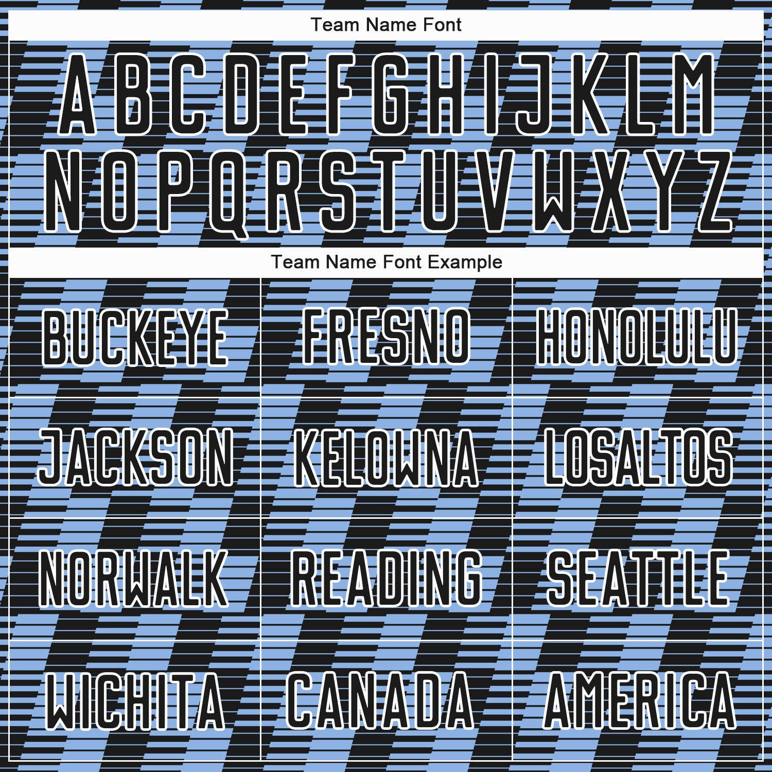 Custom Black Light Blue-White Line Sublimation Soccer Uniform Jersey