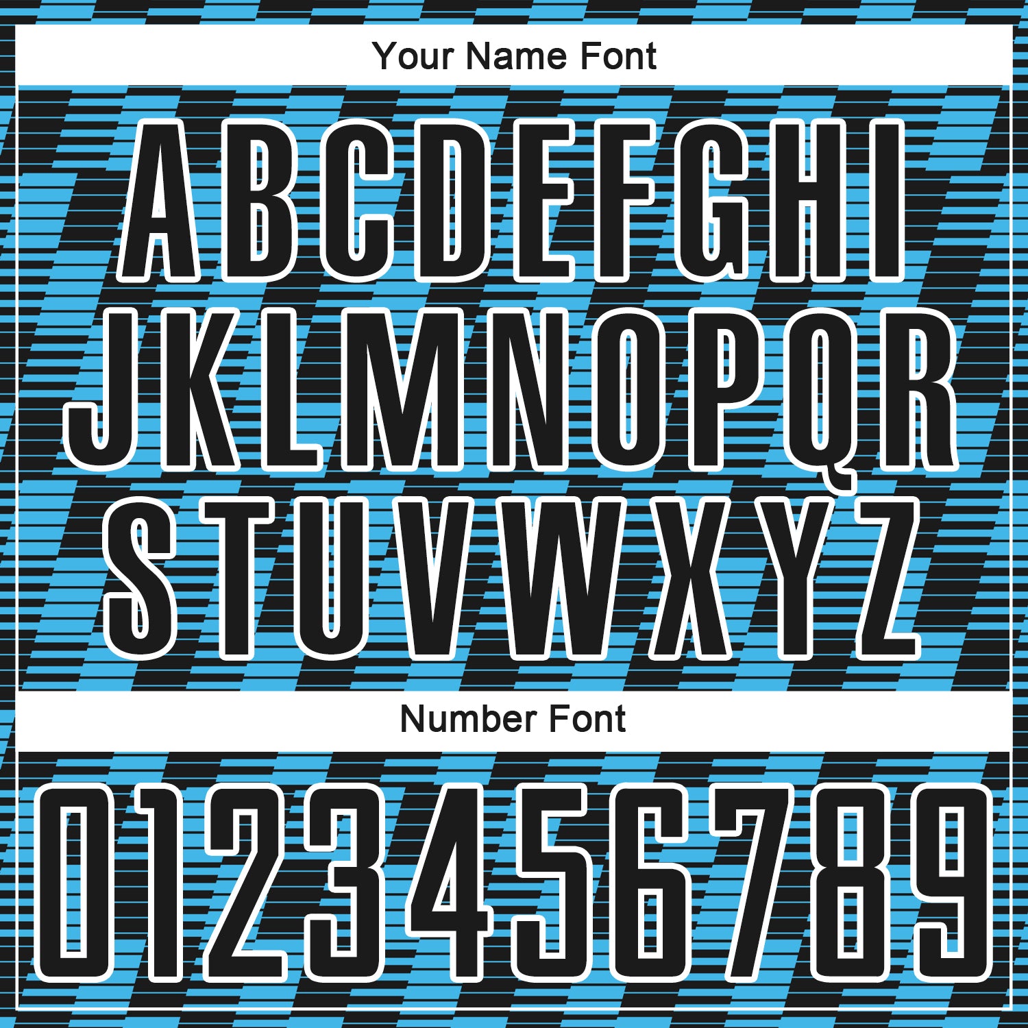 Custom Black Sky Blue-White Line Sublimation Soccer Uniform Jersey