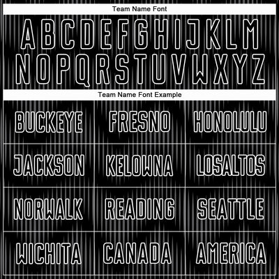 Custom Black Steel Gray-White Line Sublimation Soccer Uniform Jersey