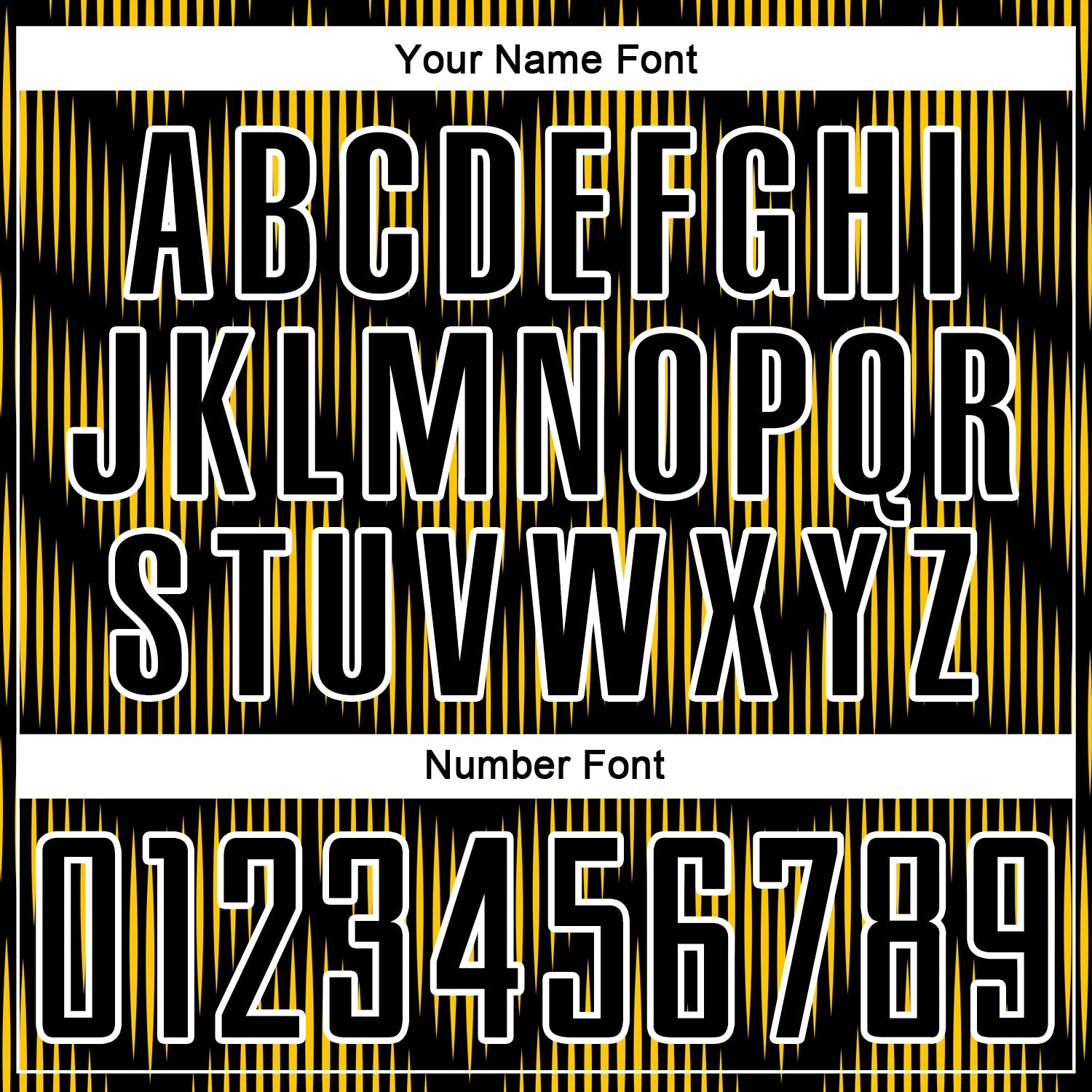 Custom Black Yellow-White Line Sublimation Soccer Uniform Jersey