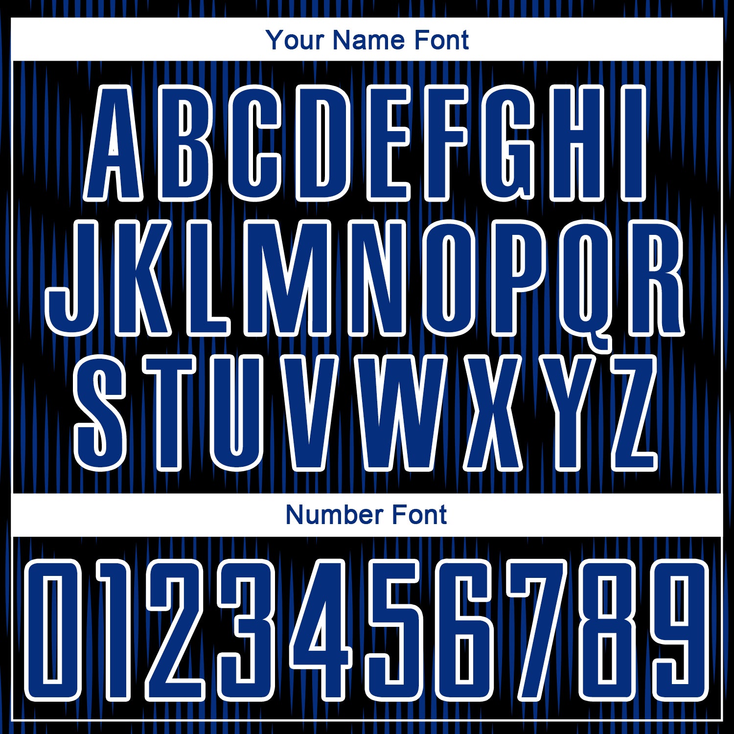 Custom Black Royal-White Line Sublimation Soccer Uniform Jersey