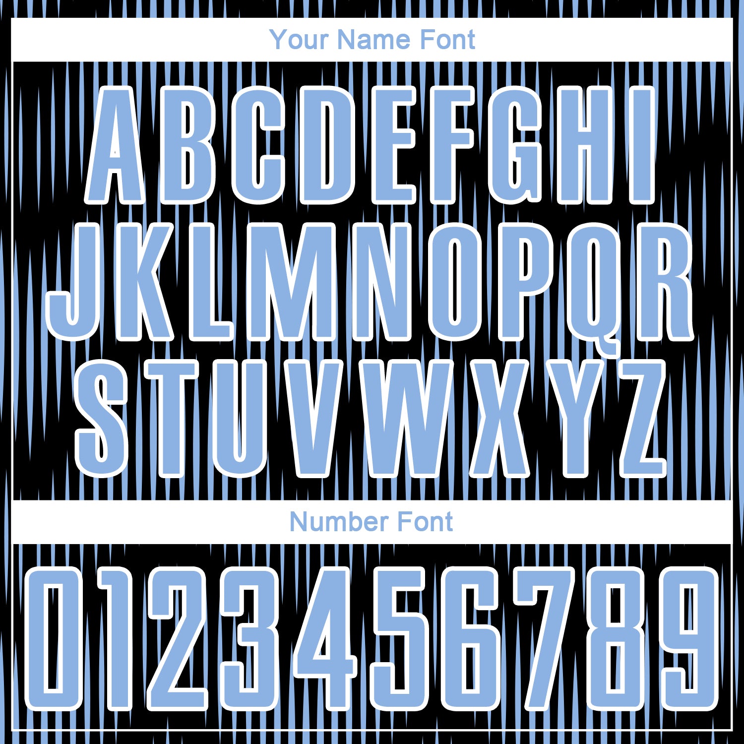 Custom Black Light Blue-White Line Sublimation Soccer Uniform Jersey