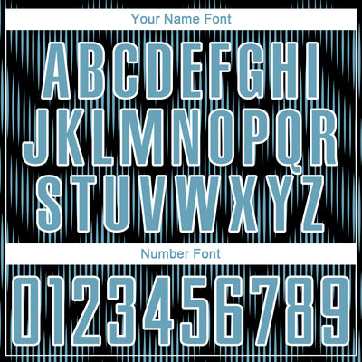 Custom Black Shadow Blue-White Line Sublimation Soccer Uniform Jersey