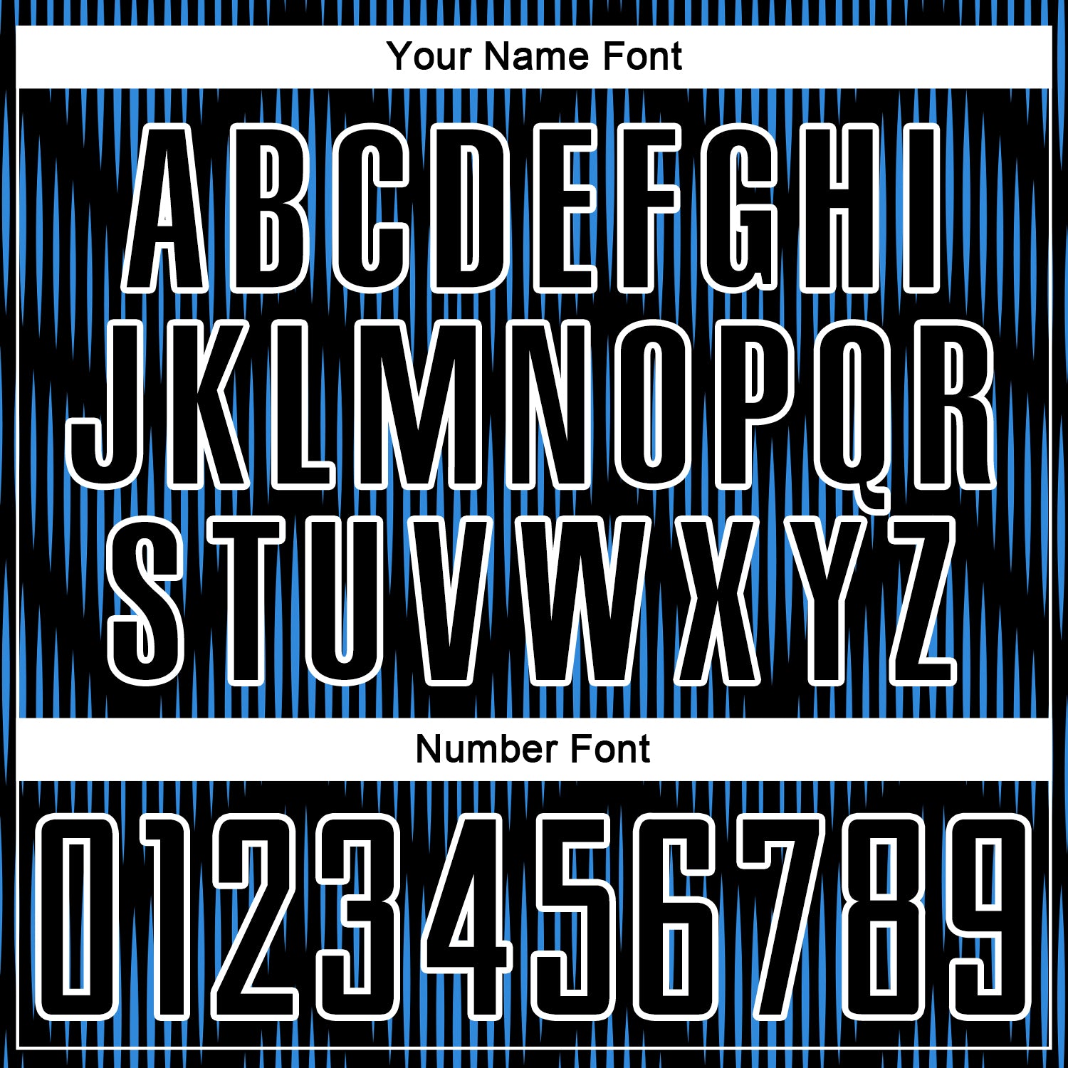 Custom Black Powder Blue-White Line Sublimation Soccer Uniform Jersey