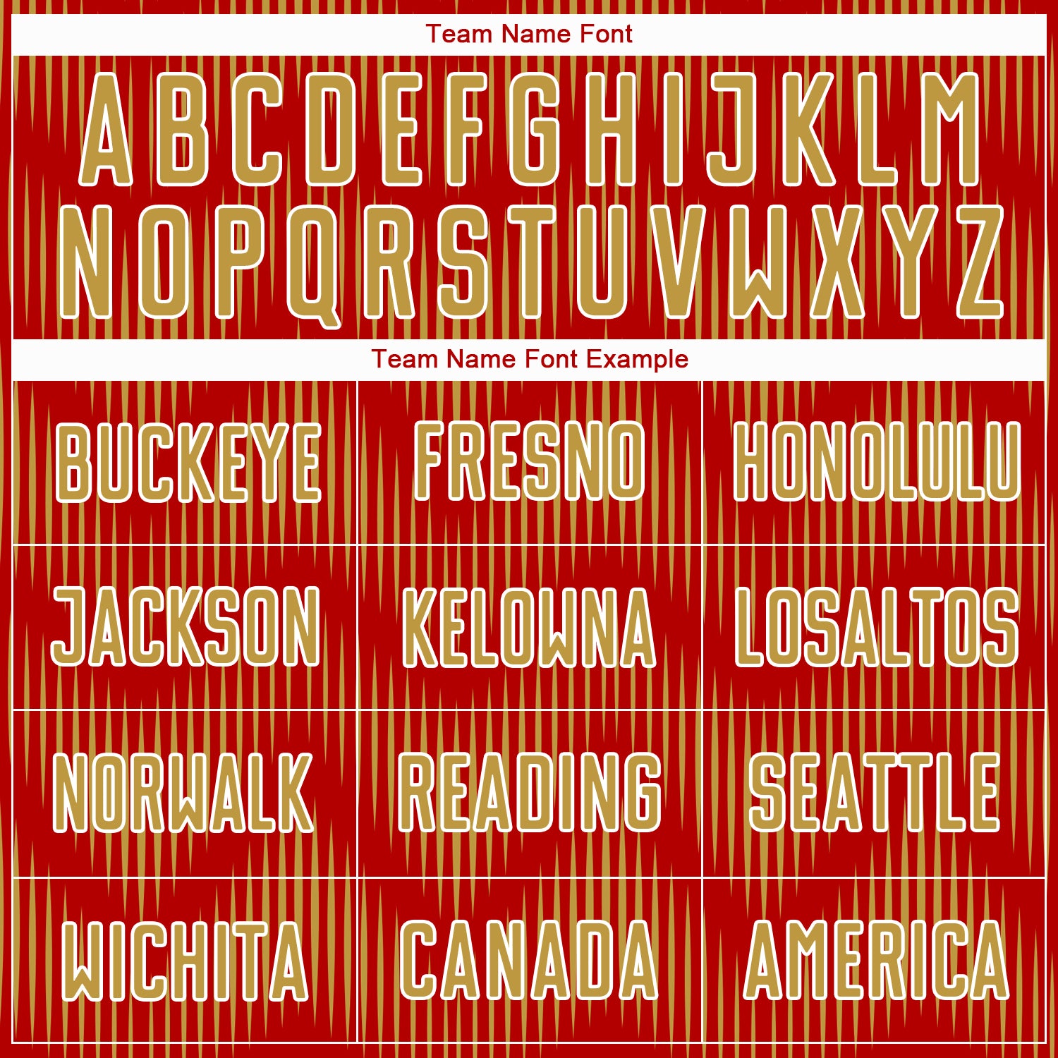 Custom Red Old Gold-White Line Sublimation Soccer Uniform Jersey